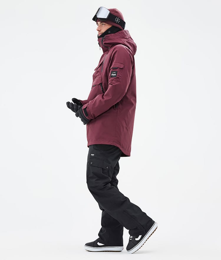 Dope Akin Snowboardjacke Herren Burgundy, Bild 4 von 9