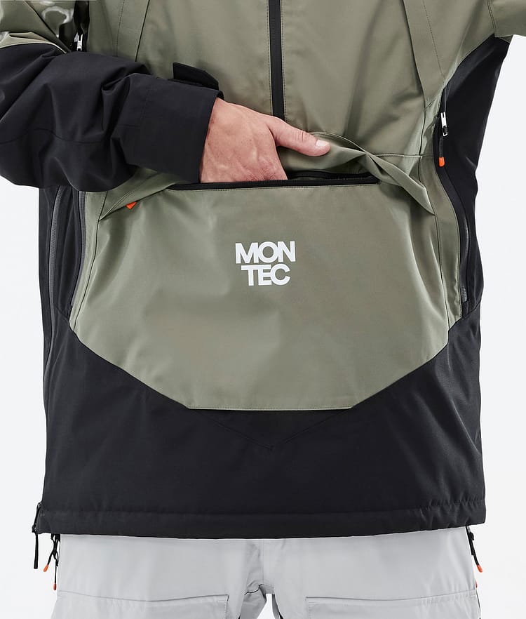 Montec Apex Snowboardjacke Herren Greenish/Black/Light Grey, Bild 9 von 10