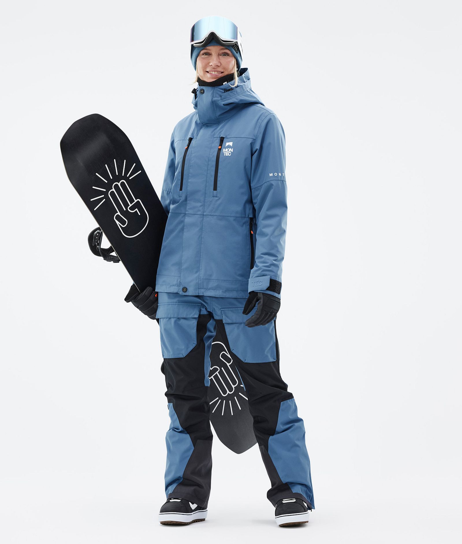 Montec Fawk W Snowboardjacke Damen Blue Steel, Bild 3 von 10