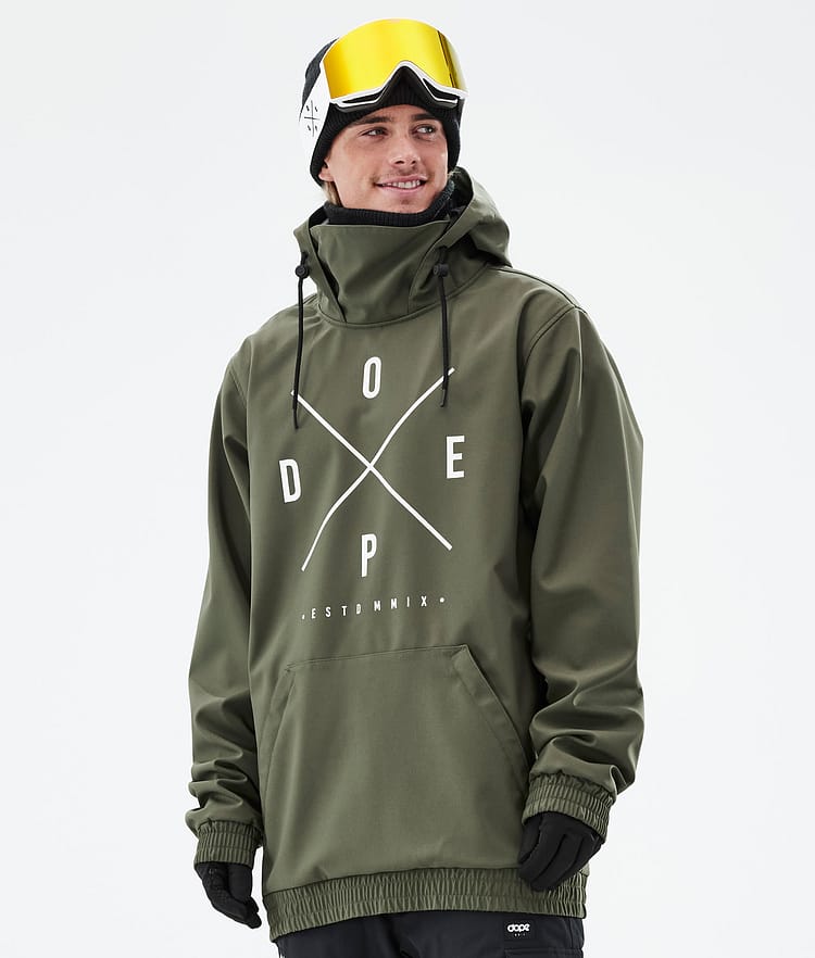 Dope Yeti Snowboardjacke Herren 2X-Up Olive Green, Bild 1 von 8