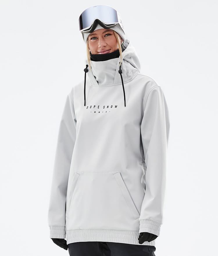 Dope Yeti W 2022 Snowboardjacke Damen Range Light Grey, Bild 2 von 8