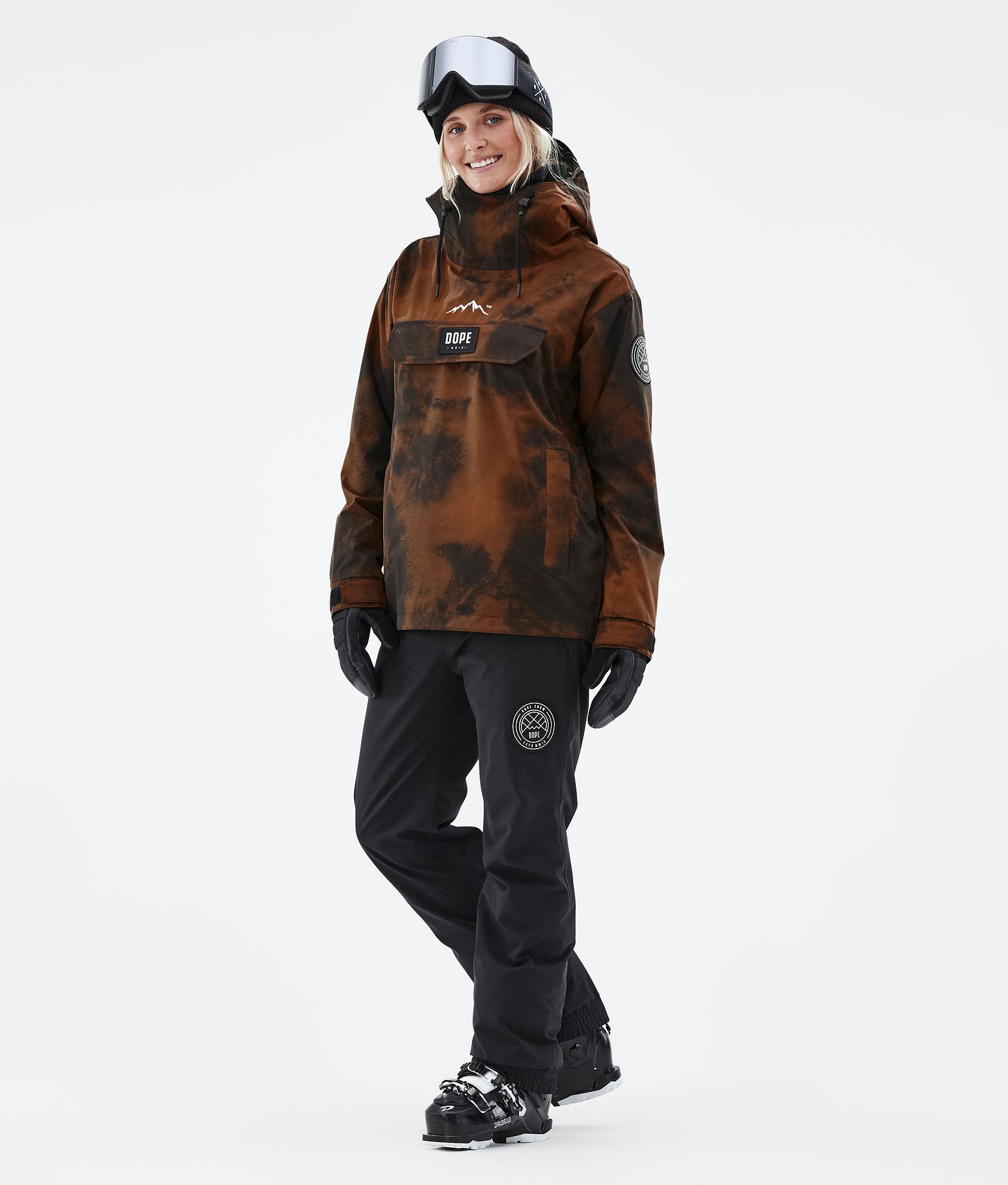 Dope Blizzard W 2022 Skijacke Damen Smudge Orange, Bild 3 von 9