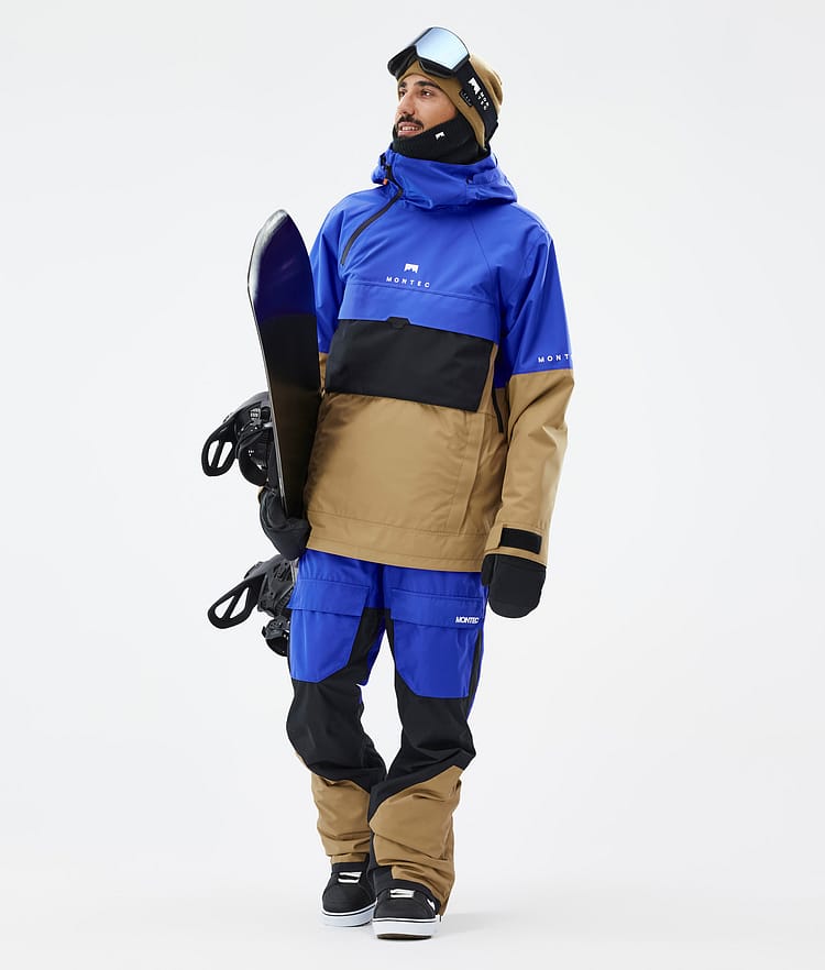 Montec Dune Snowboardjacke Herren Cobalt Blue/Back/Gold, Bild 3 von 9