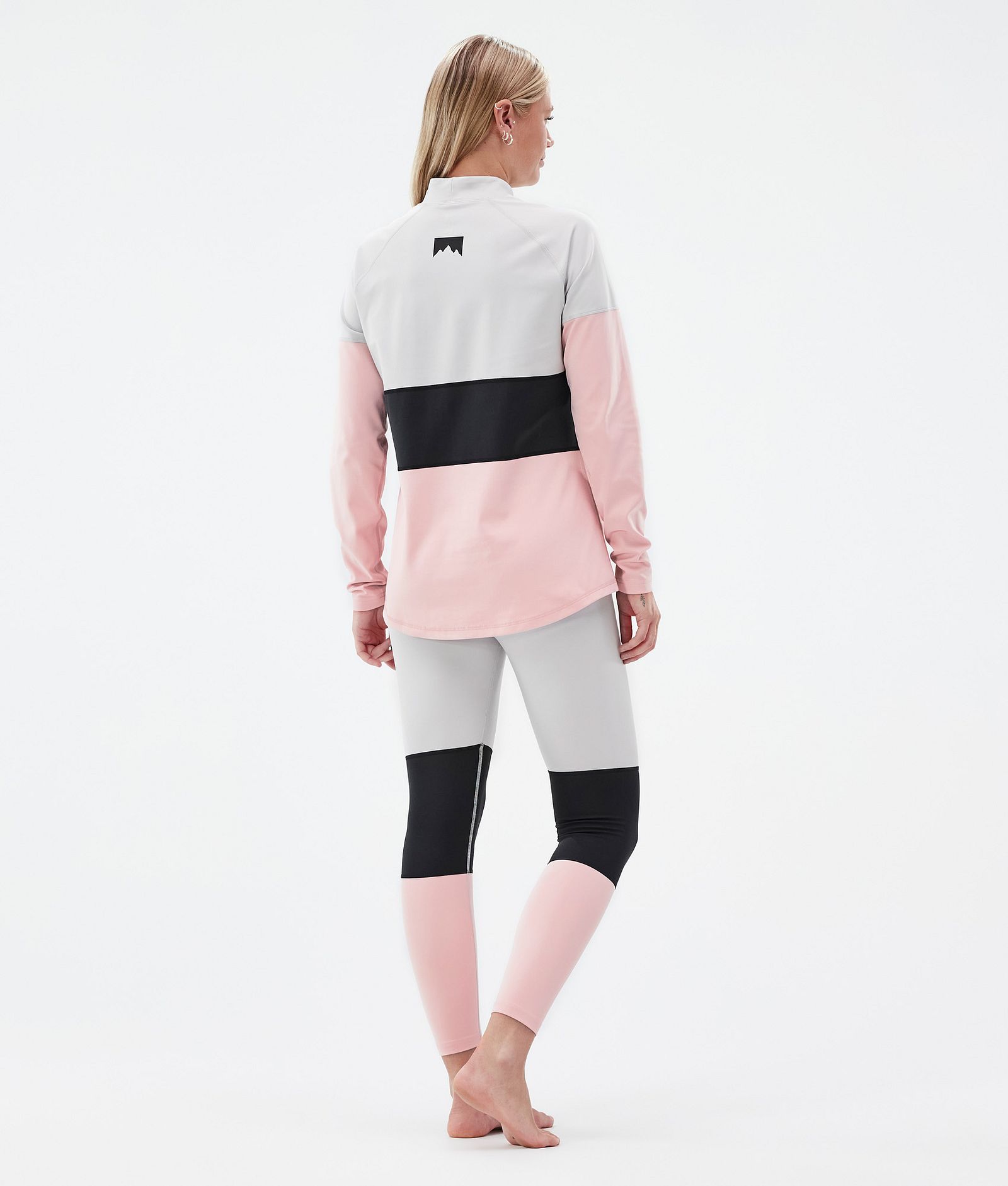 Montec Alpha W Funktionsshirt Damen Light Grey/Black/Soft Pink, Bild 4 von 5