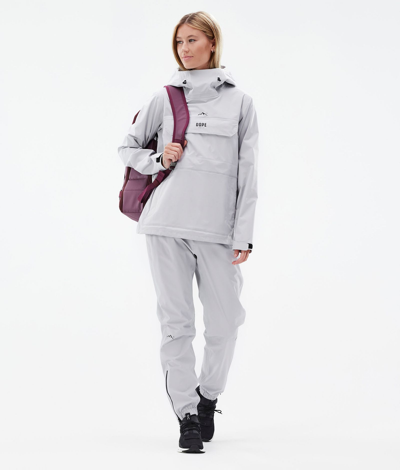 Dope Downpour W Outdoor Outfit Damen Light Grey, Image 1 of 2
