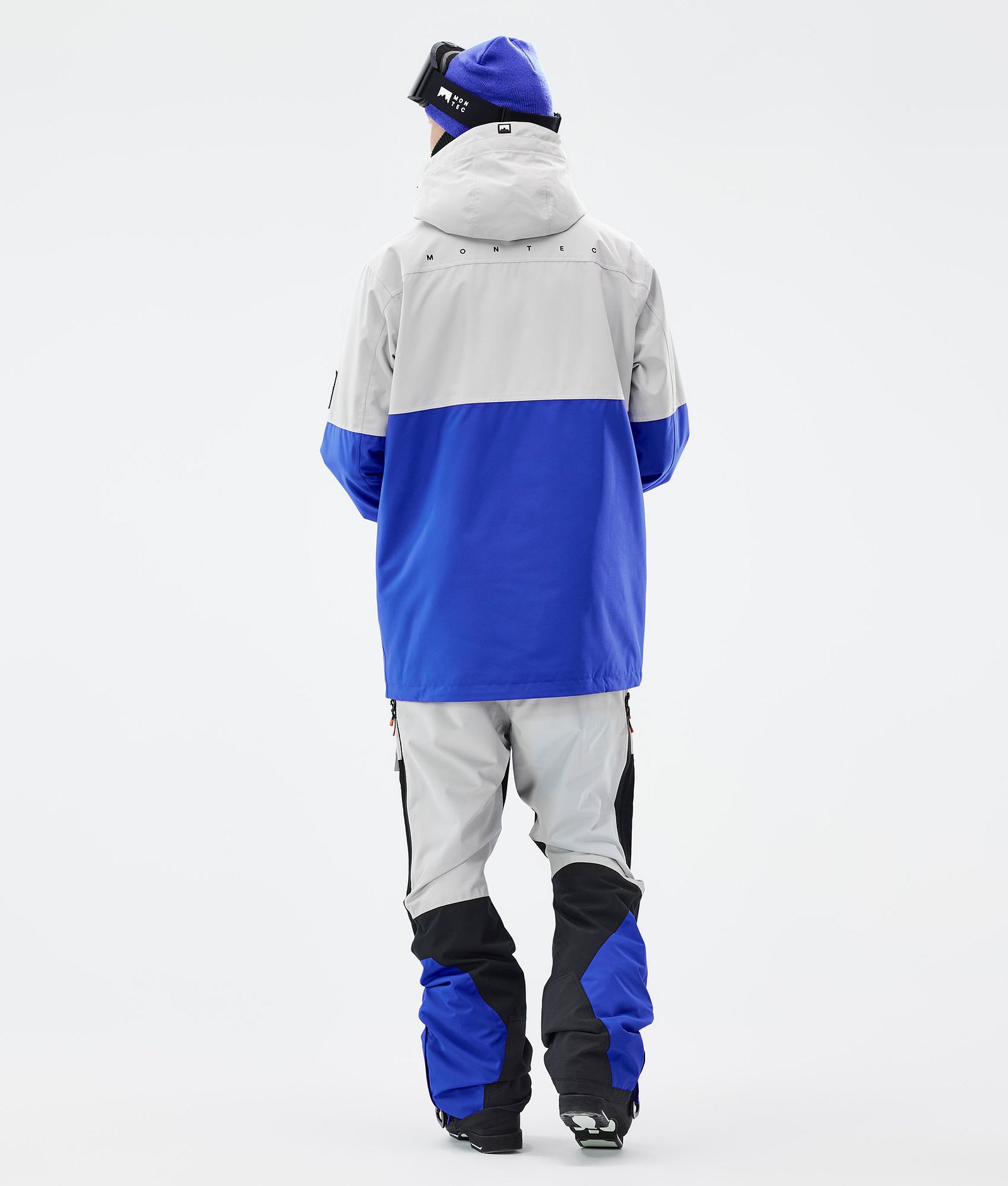 Montec Doom Ski Outfit Herren Light Grey/Black/Cobalt Blue, Image 2 of 2