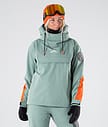 Dope Blizzard W 2019 Snowboardjacke Damen Limited Edition Faded Green Orange