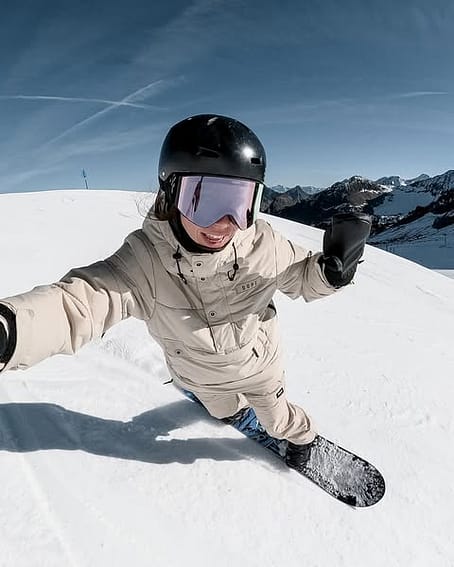 Kunde @skvikskvik in Dope Sight Goggle Lens Extra Glas Snow Champagne Mirror