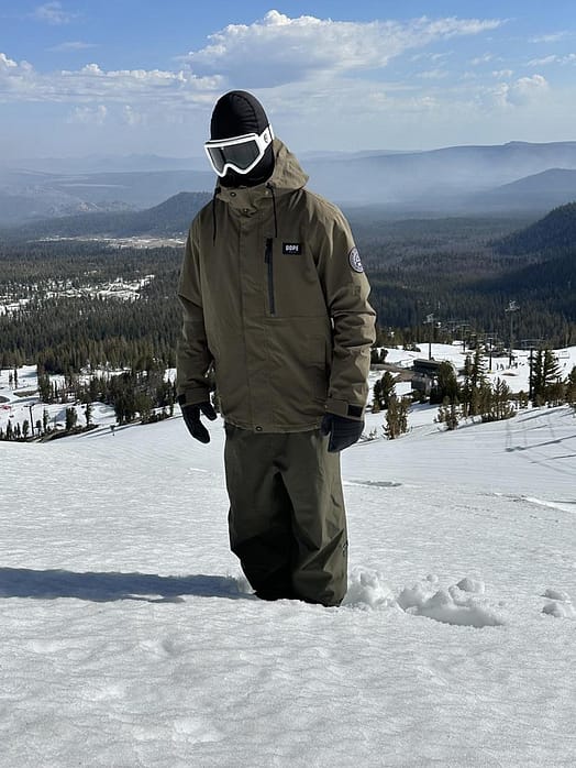 Kunde @lukas.muellauer in Dope Blizzard Full Zip 24 Snowboardjacke Herren Olive Green