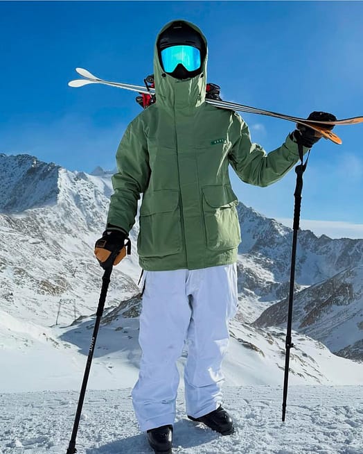 Kunde @ytsteepsteep in Dope Acme Snowboardjacke Herren Moss Green