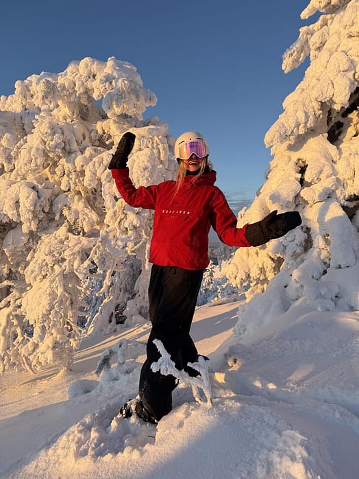Kunde @Sannioksanen in Dope Legacy W Snowboardjacke Damen Deep Red Renewed