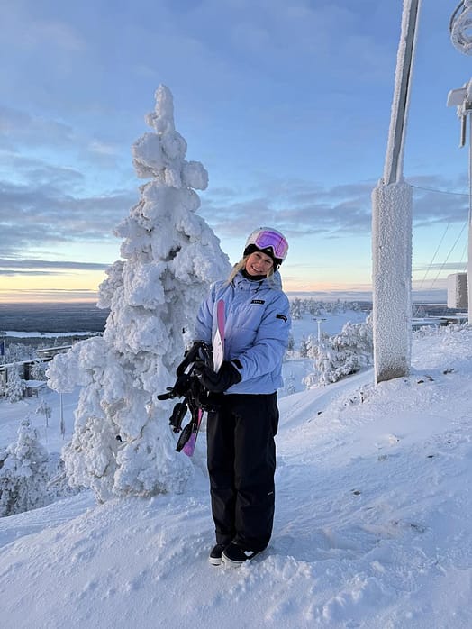 Kunde @Sannioksanen in Dope Puffer W Full Zip 24 Snowboardjacke Damen Light Blue