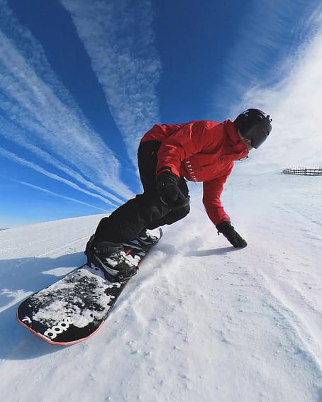 Kunde @jumbonavalta in Dope Legacy Snowboardjacke Herren Deep Red Renewed