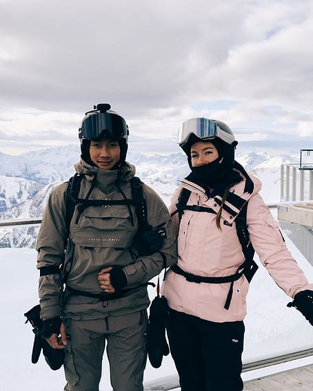 Kunde @elinlilarkfors in Dope Adept W Skijacke Damen Soft Pink