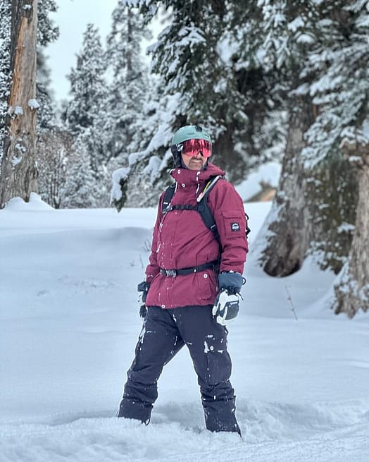 Kunde @go_gulmarg_adventures in Dope Iconic Skihose Herren Black