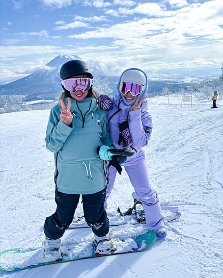 Kunde @ashley__lo in Dope Con W Snowboardhose Damen Faded Violet
