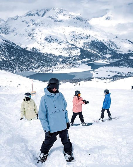 Kunde @lucky_l.u.c in Dope Legacy Snowboardjacke Herren Light Blue Renewed