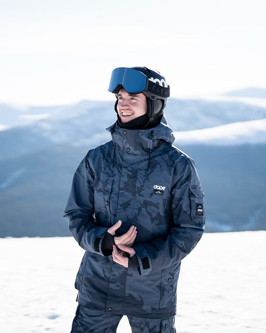 Kunde @andrei_blaj in Dope Iconic Skihose Herren Metal Blue Camo