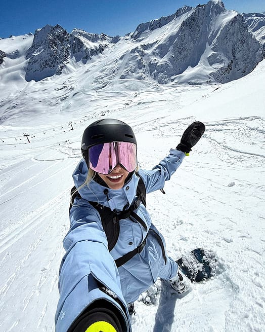 Kunde @xagnr in Dope Adept W Snowboardjacke Damen Light Blue Renewed