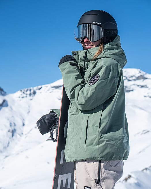 Kunde @irinaruegg in Dope Blizzard W Full Zip 24 Snowboardjacke Damen Faded Green Renewed