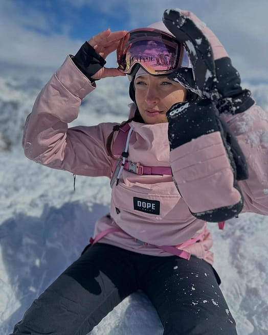 Kunde @ladus.dvorakova in Dope Blizzard W Snowboardjacke Damen Soft Pink Renewed
