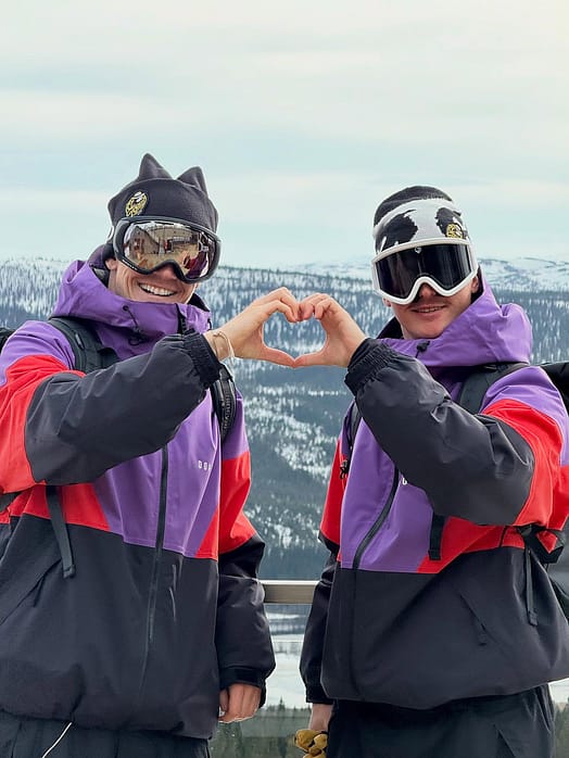 Kunde @lukas.muellauer in Dope Spartan Skijacke Herren Sport Vivid Purple/Red/Black