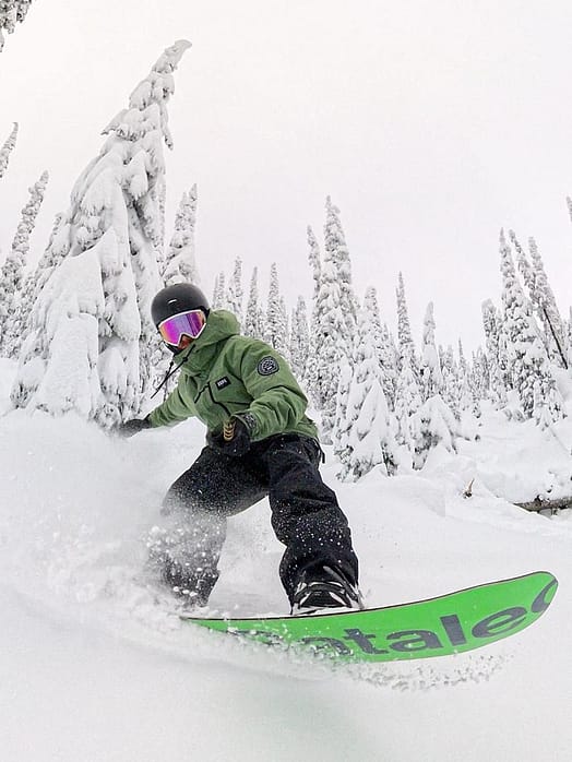 Kunde @nicos_pow in Dope Blizzard Full Zip Snowboardjacke Herren Moss Green