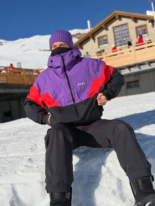 Kunde @marcel_mais in Dope Spartan Skijacke Herren Sport Vivid Purple/Red/Black