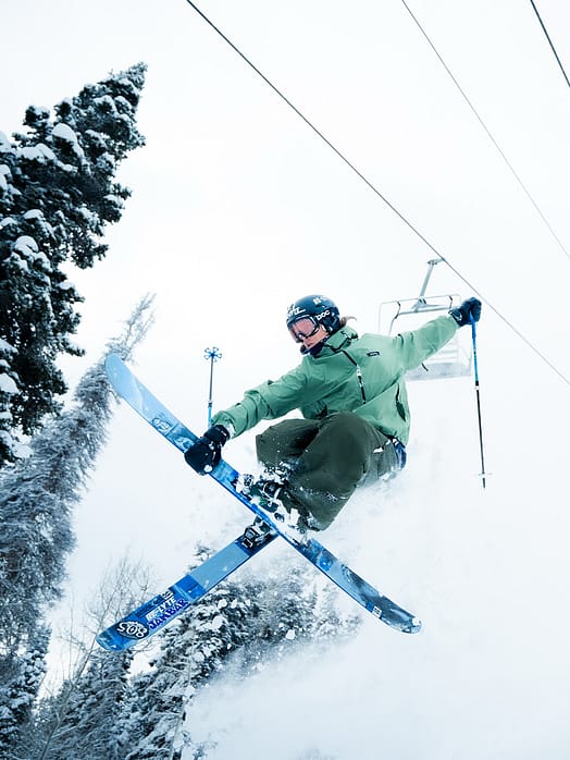 Kunde @freeskiermagazine in Dope Big Skihose Herren Olive Green