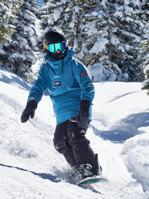 Kunde @andythomas.photo in Dope Blizzard Snowboardjacke Herren Blue Steel