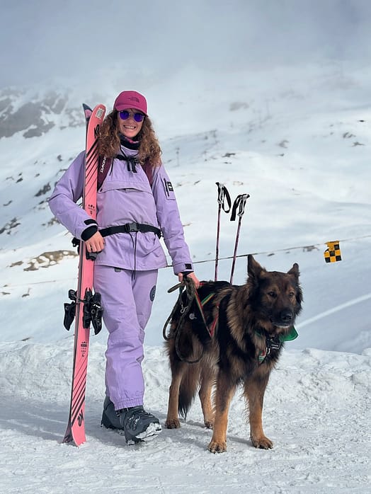 Kunde @mountainlifewithbb in Dope Blizzard W 22 Skihose Damen Faded Violet