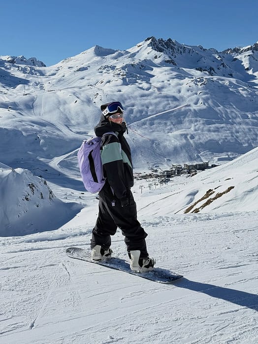 Kunde @melinamerkhoffer in Dope Spartan W Snowboardjacke Damen Spike Black/Faded Green