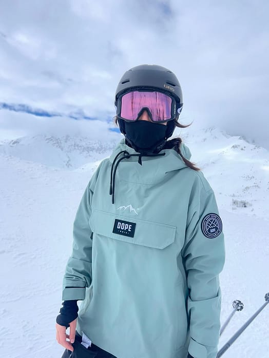 Kunde @morgane_pr in Dope Blizzard W Skijacke Damen Faded Green