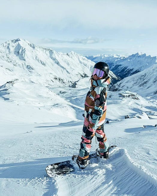 Kunde @skvikskvik in Dope Blizzard W Skijacke Damen Shards Gold Muted Pink
