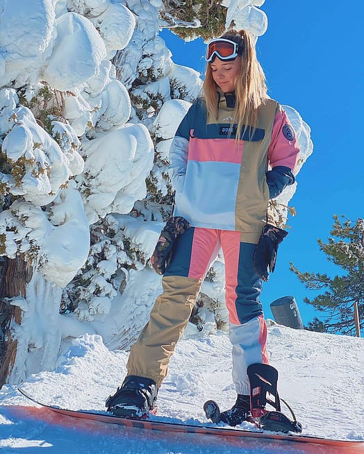Kunde @leahsachs in Dope Blizzard LE W Snowboardjacke Damen Limited Edition Patchwork Khaki