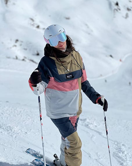 Kunde @szlapamartyna in Dope Blizzard LE W Snowboardjacke Damen Limited Edition Patchwork Khaki
