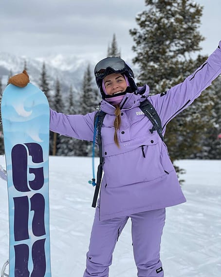 Kunde @coyotedepiedra in Dope Puffer W 2021 Skijacke Damen Faded Violet