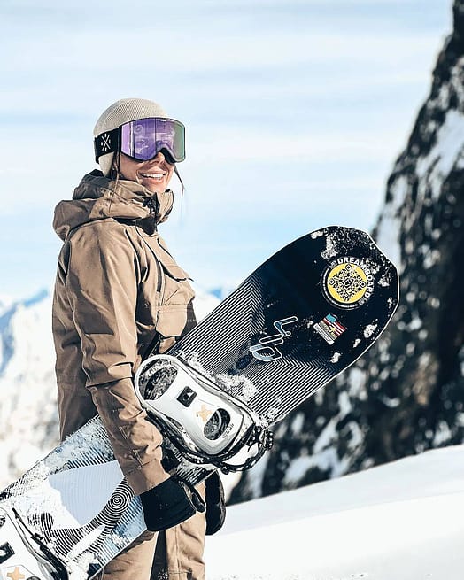 Kunde @skvikskvik in Dope Akin W Snowboardjacke Damen Walnut