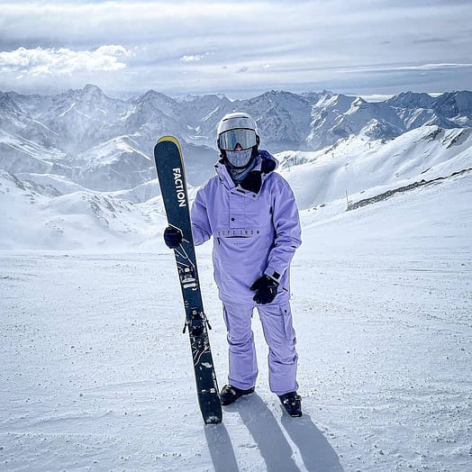 Kunde @alexandrebaiapalas in Dope Iconic Snowboardhose Herren Faded Violet