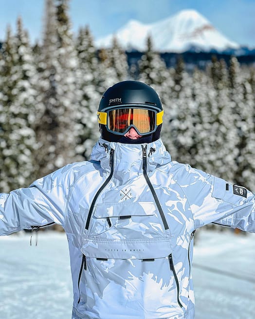 Kunde @thegavinteague in Dope Akin Skijacke Herren Grey Camo