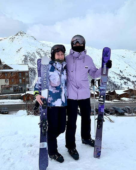 Kunde @adina_petran in Dope Adept Skijacke Herren Faded Violet