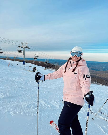 Kunde @_sophieehughes in Dope Annok W Skijacke Damen Soft Pink