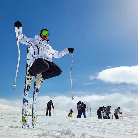 Kunde @ski.shredder in Dope Akin Skijacke Herren Grey Camo