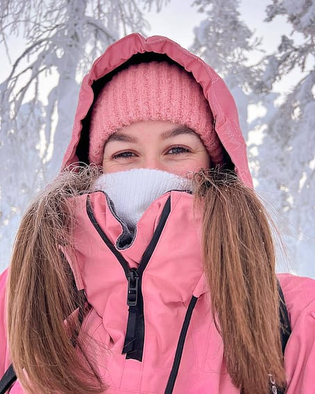 Kunde @janevermeersch in Dope Chunky Mütze Pink