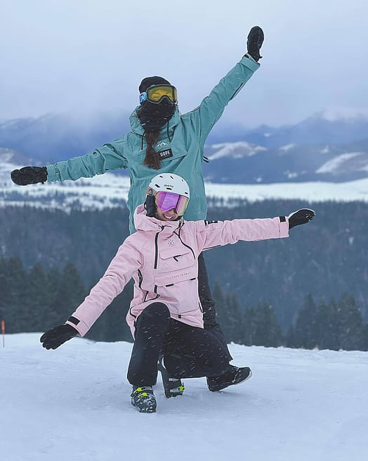 Kunde @dn.ang in Dope Akin W Snowboardjacke Damen Soft Pink Renewed