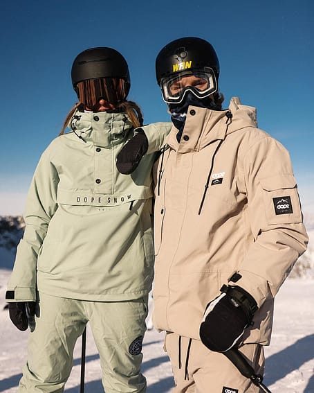 Kunde @bruce_oldman in Dope Adept Snowboardjacke Herren Sand Renewed