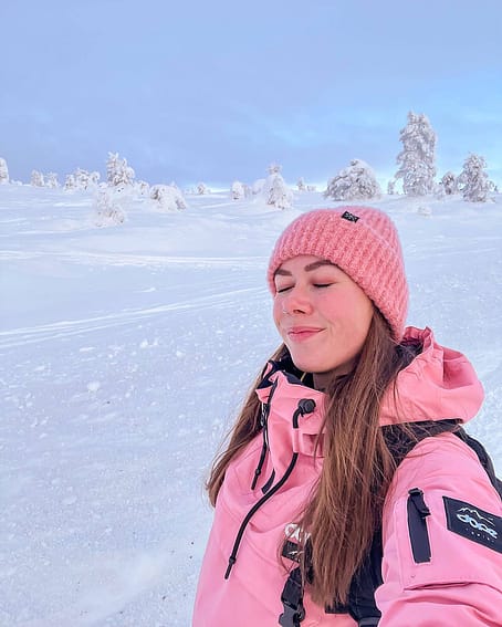 Kunde @janevermeersch in Dope Chunky Mütze Pink