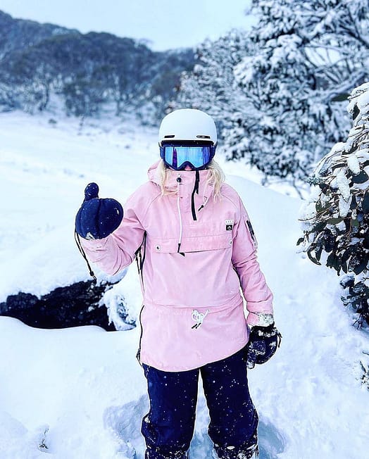 Kunde @veronicaoconnor_ in Dope Annok W Skijacke Damen Soft Pink