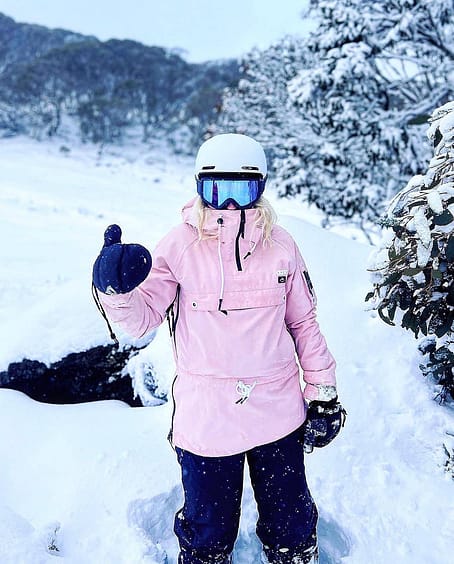 Kunde @veronicaoconnor_ in Dope Annok W Skijacke Damen Soft Pink