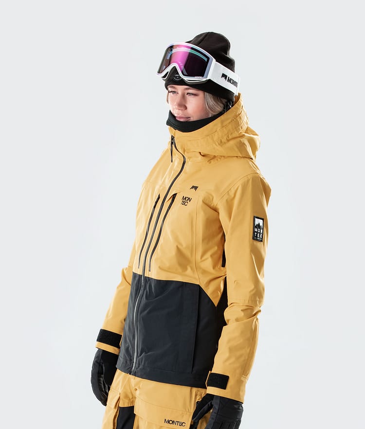 Montec Moss W 2020 Snowboardjacke Damen Yellow/Black, Bild 4 von 9